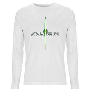 Alien Logo Men's Long Sleeve T-Shirt - White