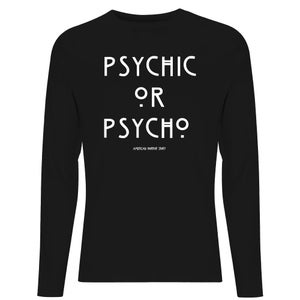 American Horror Story Psychic Or Psycho Men's Long Sleeve T-Shirt - Black