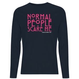 American Horror Story Normal People Scare Me Men's Long Sleeve T-Shirt - Navy