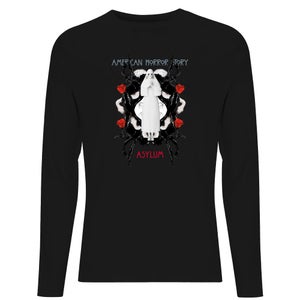 American Horror Story White Nun Men's Long Sleeve T-Shirt - Black