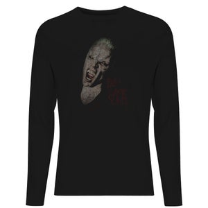 Buffy The Vampire Slayer Distress Spike Men's Long Sleeve T-Shirt - Black