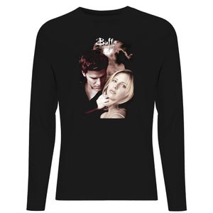 Buffy The Vampire Slayer Angel Poster Men's Long Sleeve T-Shirt - Black