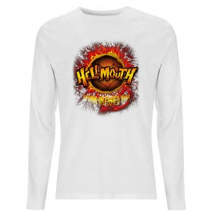 Buffy The Vampire Slayer Hellmouth Tour Men's Long Sleeve T-Shirt - White