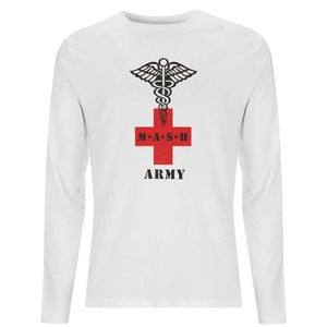 M*A*S*H Army Red Cross Men's Long Sleeve T-Shirt - White