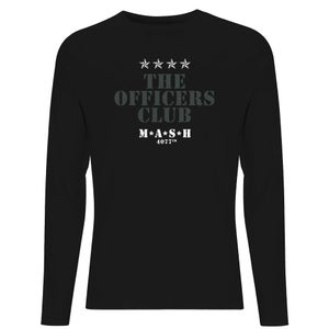 M*A*S*H The Officers Club Men's Long Sleeve T-Shirt - Black