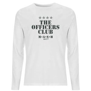 M*A*S*H The Officers Club Men's Long Sleeve T-Shirt - White