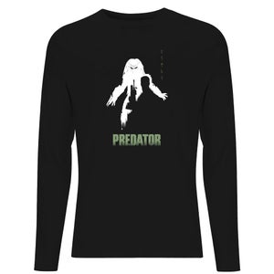 Predator Silhouette Poster Men's Long Sleeve T-Shirt - Black