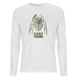 Predator Deadly Dreads Men's Long Sleeve T-Shirt - White
