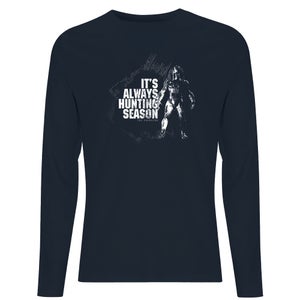 Predator Always Hunting Season Men's Long Sleeve T-Shirt - Navy