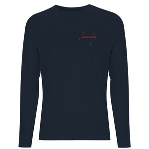 Predator Targeted Logo Pocket Men's Long Sleeve T-Shirt - Navy