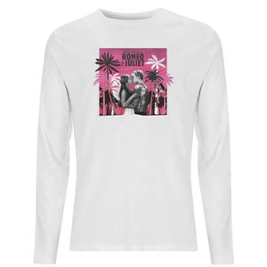 Romeo and Juliet Palmtree Men's Long Sleeve T-Shirt - White