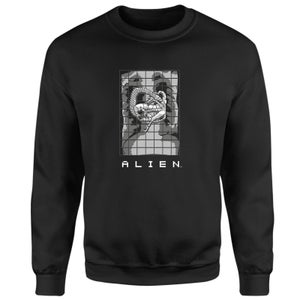 Alien X-Ray Hugger Sweatshirt - Black