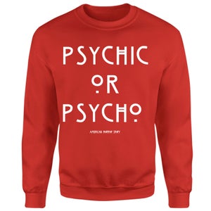 American Horror Story Psychic Or Psycho Sweatshirt - Red