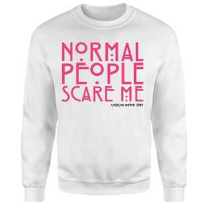American Horror Story Normal People Scare Me Sweatshirt - White