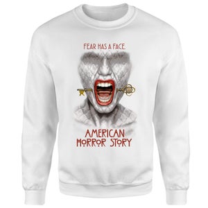American Horror Story Fear Has A Face Sweatshirt - White