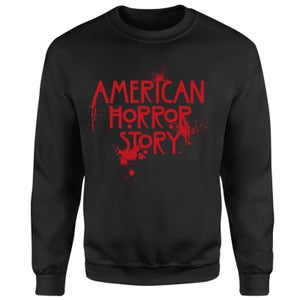 American Horror Story Splatter Logo Sweatshirt - Black