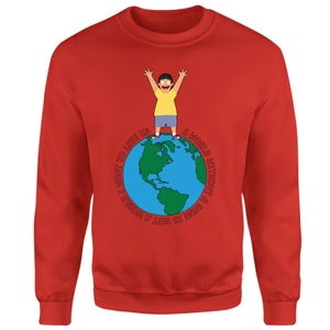 Bob&apos;s Burgers A World Without Sweatshirt - Red