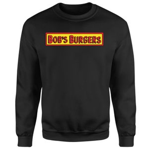 Bob&apos;s Burgers Block Logo Sweatshirt - Black