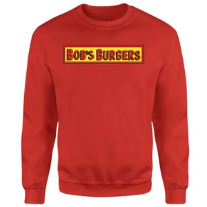 Bob&apos;s Burgers Block Logo Sweatshirt - Red