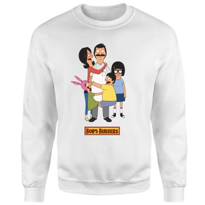 Bob&apos;s Burgers Family Sweatshirt - White