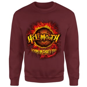 Buffy The Vampire Slayer Hellmouth Tour Sweatshirt - Burgundy
