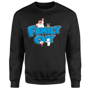 Family Guy Character Logo Sweatshirt - Black