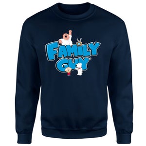Family Guy Character Logo Sweatshirt - Navy