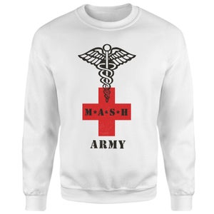 M*A*S*H Army Red Cross Sweatshirt - White