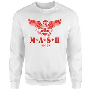 M*A*S*H Broken Eagle Logo Sweatshirt - White