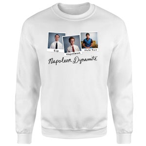 Napoleon Dynamite Polaroids Sweatshirt - White