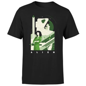 Alien Ripley Space Collage Men's T-Shirt - Black