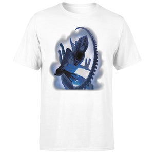 Alien Through The Smoke Men's T-Shirt - White
