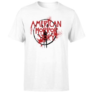 American Horror Story Smiley Splatter Men's T-Shirt - White