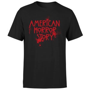 American Horror Story Splatter Logo Men's T-Shirt - Black