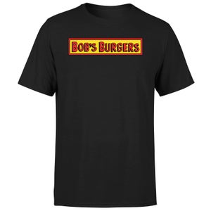 Bob&apos;s Burgers Block Logo Men's T-Shirt - Black