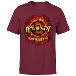 Buffy The Vampire Slayer Hellmouth Tour Men's T-Shirt - Burgundy