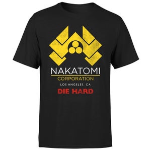 Die Hard Nakatomi Corp Men's T-Shirt - Black