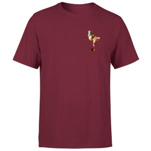 Ice Age Scrat Pocket Men's T-Shirt - Burgundy