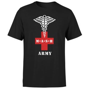 M*A*S*H Army Red Cross Men's T-Shirt - Black