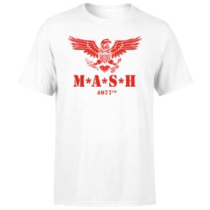 M*A*S*H Broken Eagle Logo Men's T-Shirt - White