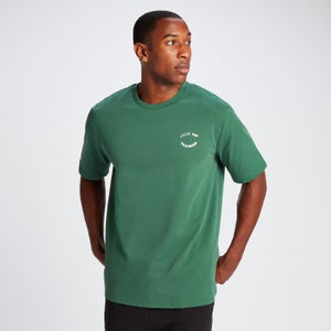 MP Moška majica širokega kroja z natisnjenim logotipom ekipe MP – lovsko zelena