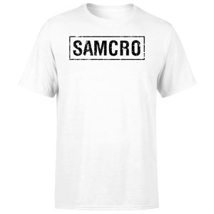 Sons of Anarchy SAMCRO Box Men's T-Shirt - White