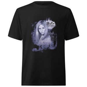 Buffy The Vampire Slayer Face Oversized Heavyweight T-Shirt - Black