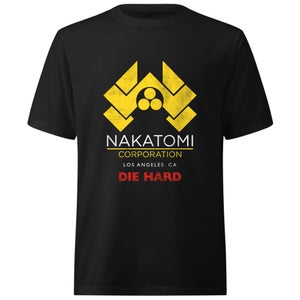 Die Hard Nakatomi Corp Oversized Heavyweight T-Shirt - Black