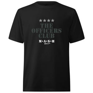 M*A*S*H The Officers Club Oversized Heavyweight T-Shirt - Black