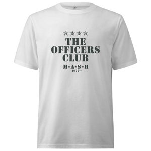 M*A*S*H The Officers Club Oversized Heavyweight T-Shirt - White