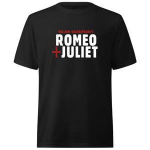 Romeo and Juliet Logo Oversized Heavyweight T-Shirt - Black