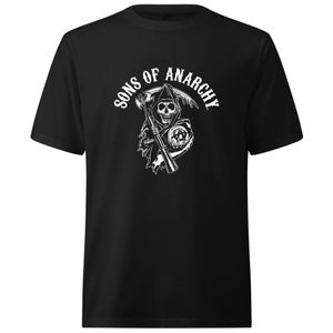 Sons of Anarchy Arched Reaper Oversized Heavyweight T-Shirt - Black