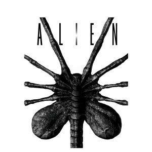 Alien Facehugger Women's Cropped Sweatshirt - White