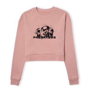 Predator Welcome To The Hunt Women's Cropped Sweatshirt - Dusty Pink